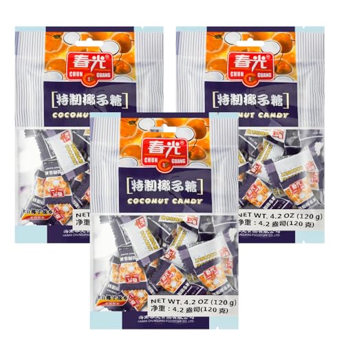 Chun Guang Premium Coconut Candy 4.2oz, 3pack miniatura 1