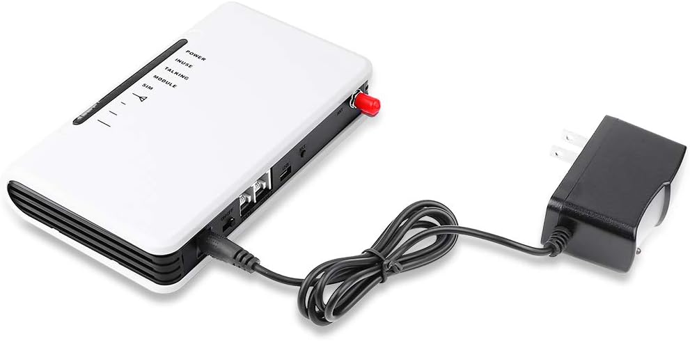 Onvian Fixed Wireless Terminal connected to power adapter