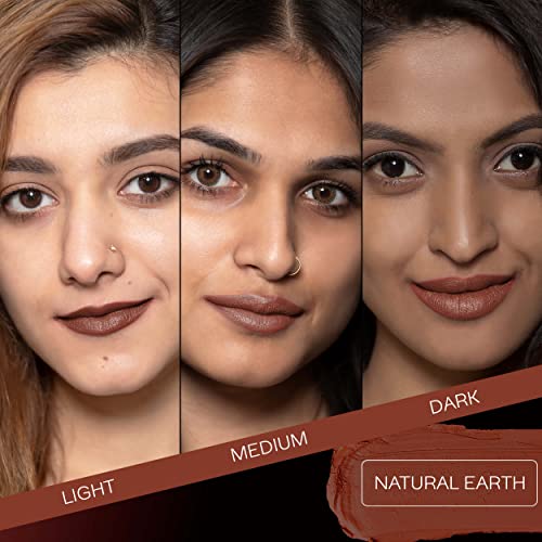 Image of Faces Canada Weightless Matte Lipstick 4g Natural Earth 15 (Maroon)
