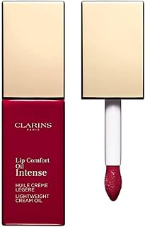 Clarins Lip Comfort Oil Intense 08-Intense Burgundy 7 ml, red, (Pack of 1)