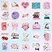 CKXTYNG 200PCS Romance Book Stickers for Adults, Holographic Bookish Sticker Pack for Scrapbook Water Bottle Laptop Journal, Waterproof Vinyl Decals for Book Lovers