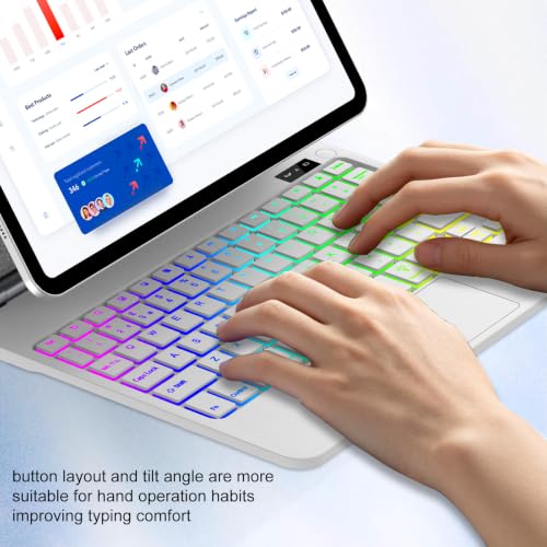 Image of Magic Keyboard Case for iPad 10th or 11th (A16, 2025) Generation,White