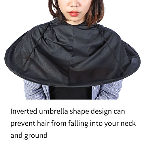 Waterproof Cape - Salon Hairdressing Cape for Cutting Styling & Adult Hairdressers - Professional Umbrella Cape for Barbershop & Salon - Image 4