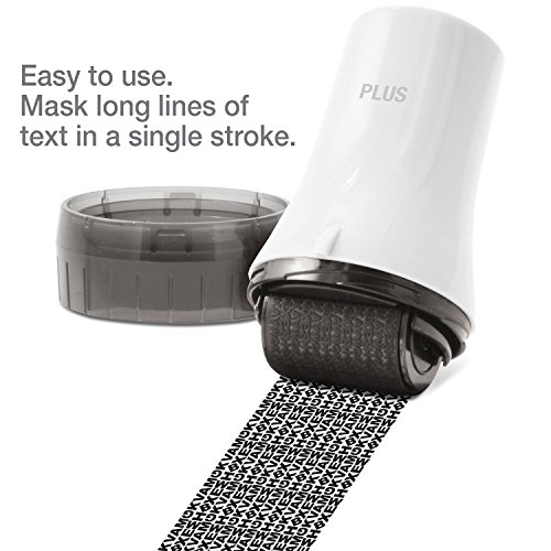 Image of Guard Your ID Wide Advanced Roller 2.0 Identity Theft Prevention Security Stamp White