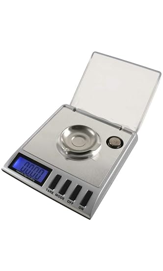 High Precision Digital Milligram Scale 20 X 0.001G Ideal for Weighing Gems Jewelry and Other Precious Objects