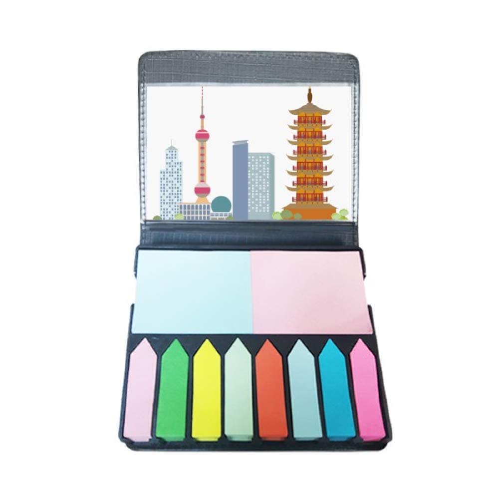 Bloc-notes autocollant architecture chinoise marque-page page marker