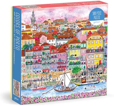 Galison Colors of Porto – 500 Piece Michael Storrings Jigsaw Puzz...