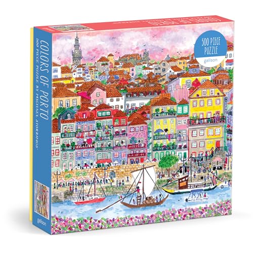 Galison Colors of Porto – 500 Piece Michael Storrings Jigsaw