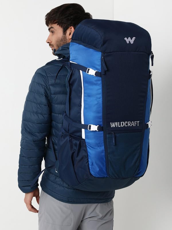 Image of Wildcraft Verge 70(2.0) Casual Backpack for Mens & Womens | Unisex Hiking Backpack (67 liter,Blue)