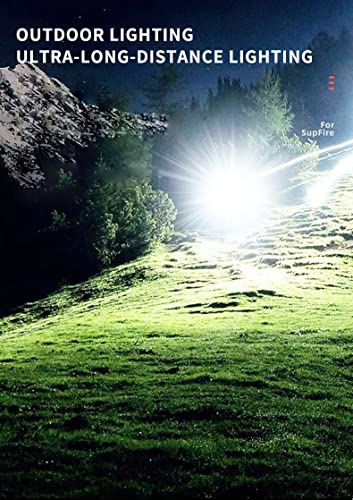 Bestsun Brightest Led Flashlight,Rechargeable 10000 High Lumens Led Flashlights,Powerful Tactical Xhp70 Led Lamp With 5 Modes,Waterproof Zoomable Light For Emergency,Outdoor #TOP6