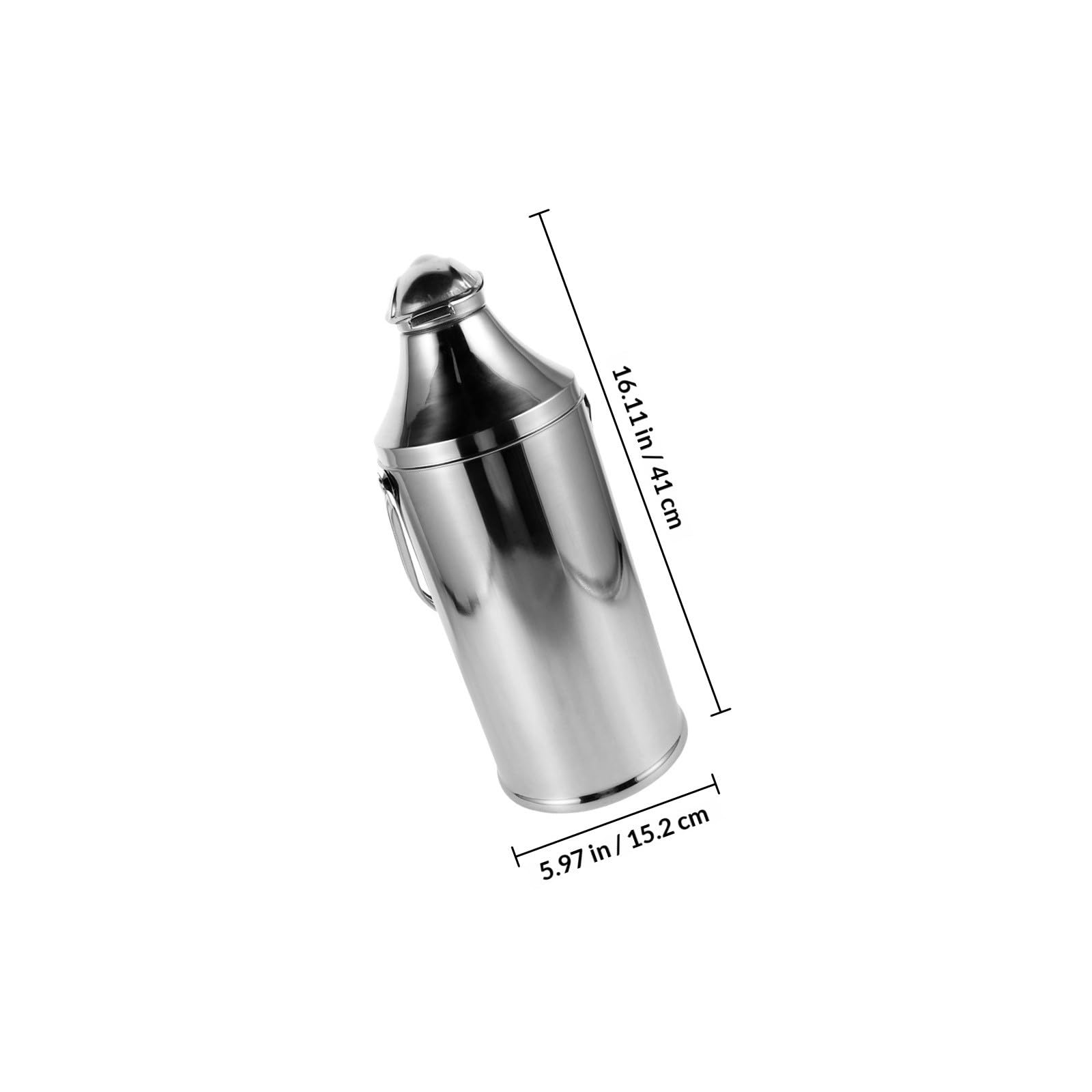 INOOMP Bouteille D'eau Isotherme avec Poignée 3.2l en Acier Inoxydable Grosse Capacité et Isolation Thermique Maison Voyages