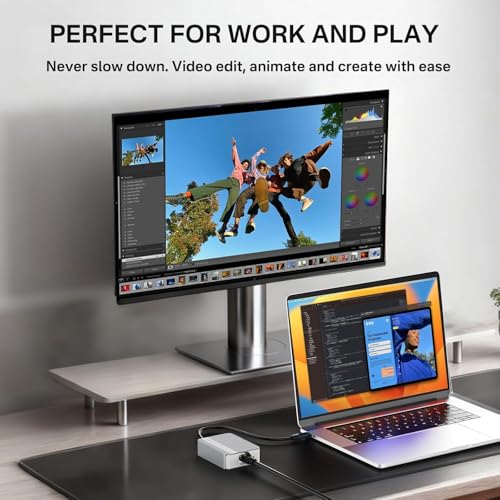 Image of ACASIS USB C to 10G ethernet Adapter Network Compatible only Thunderbolt 3 /4 /USB4 Aluminum Alloy RJ45 to USB C Supports10 /5 /2.5 /1Gbps /100Mb /s for Mac /Windows