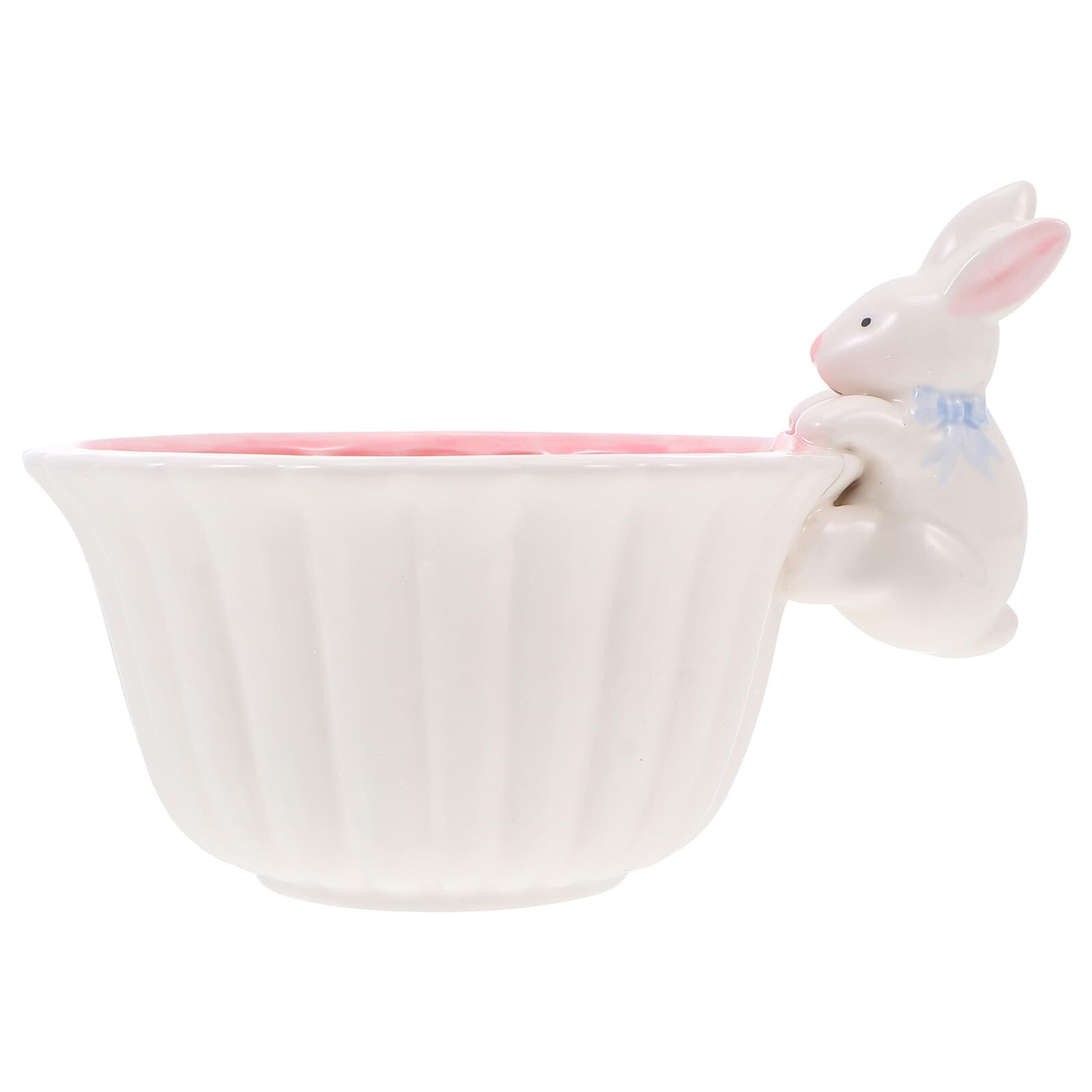 Vaisselle cuisine légère bol céramique blanc lapin haut de gamme