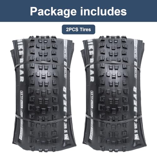29 inch Bike Tires 29x2.60 60TPI Anti-Puncture Tires for 29x2.5 29 x 2.6 68-622 Mountain, Gravel, Hybrid Bike Tires with Nylon 1mm Puncture Proof 2 PCS (Y-567) by YunSCM - Used condition - Image 9