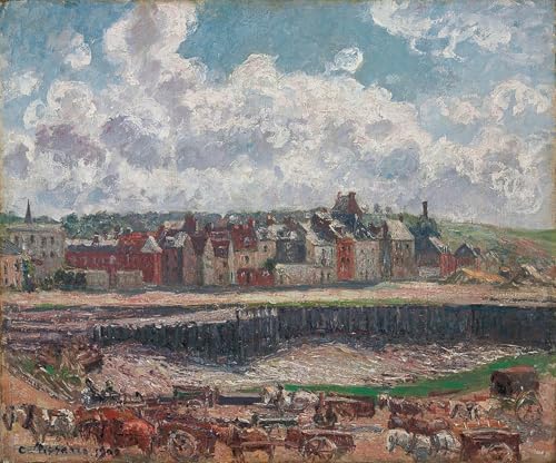 Tableaux Graffiti Art Mural Pissarro Dieppe 60x90cm poster impression