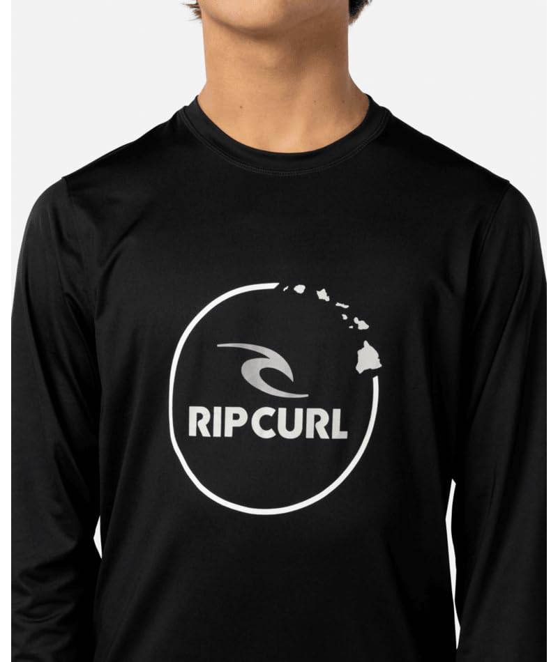 Rip Curl Men's Island Vibe Long Sleeve Uv 50+ Loose Fit Rashguard2