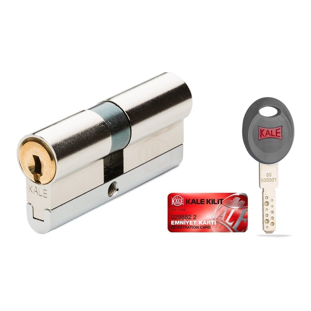 Tüpten Şifreli Silindir 90mm 35 ve 10 ve 45 Nikel
