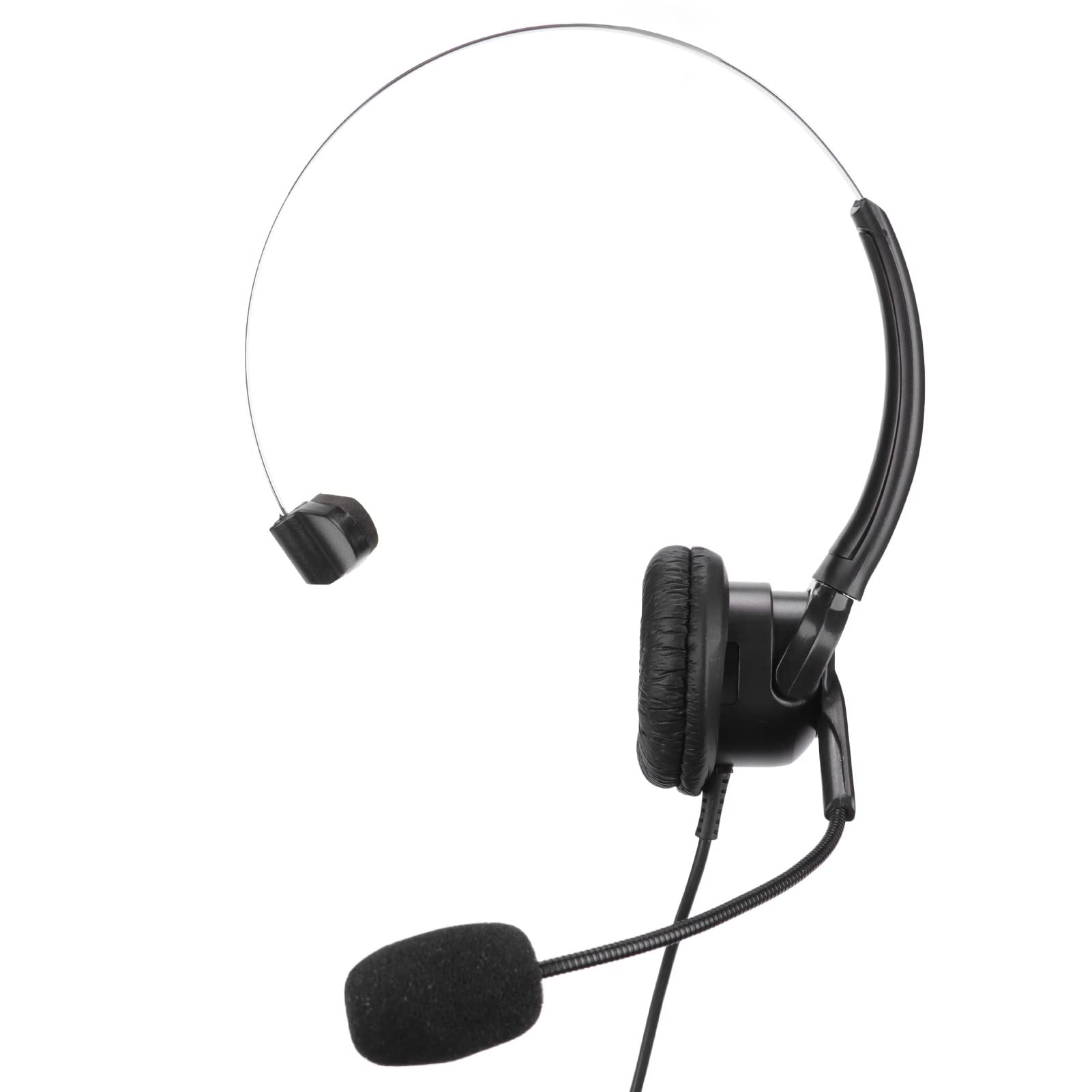 Dioche Auriculares Telefónicos RJ9 Auriculares RJ9 con Micrófono Ajustable de 330° Adecuados para Teléfonos Fijos Domésticos y de Oficinas de Call Center.