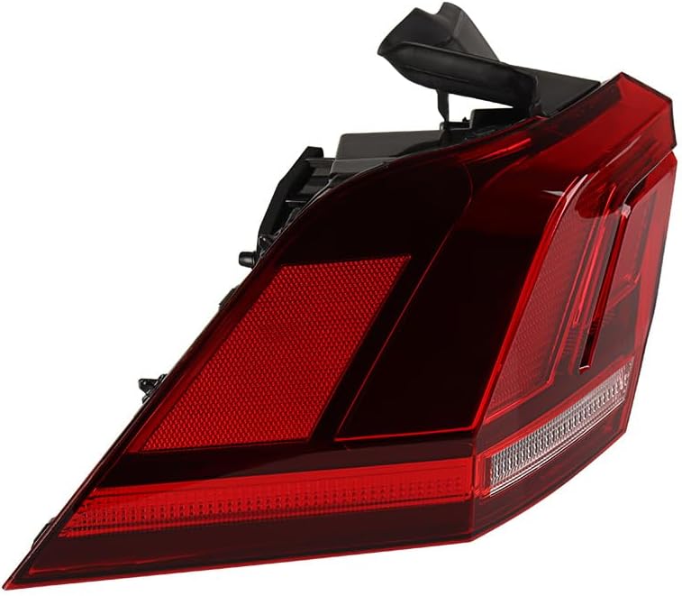 Astra Depot Left Brake Stop Tail Light Turn Signal Outer Lamp Reflector Compatible for 2018-2023 Volkswagen Tiguan Driver Side Taillamp