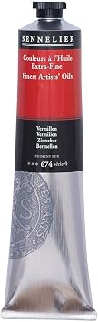 Sennelier Artists39; Oil Paints-Extra-Fine 200 ml Tube - Vermilion