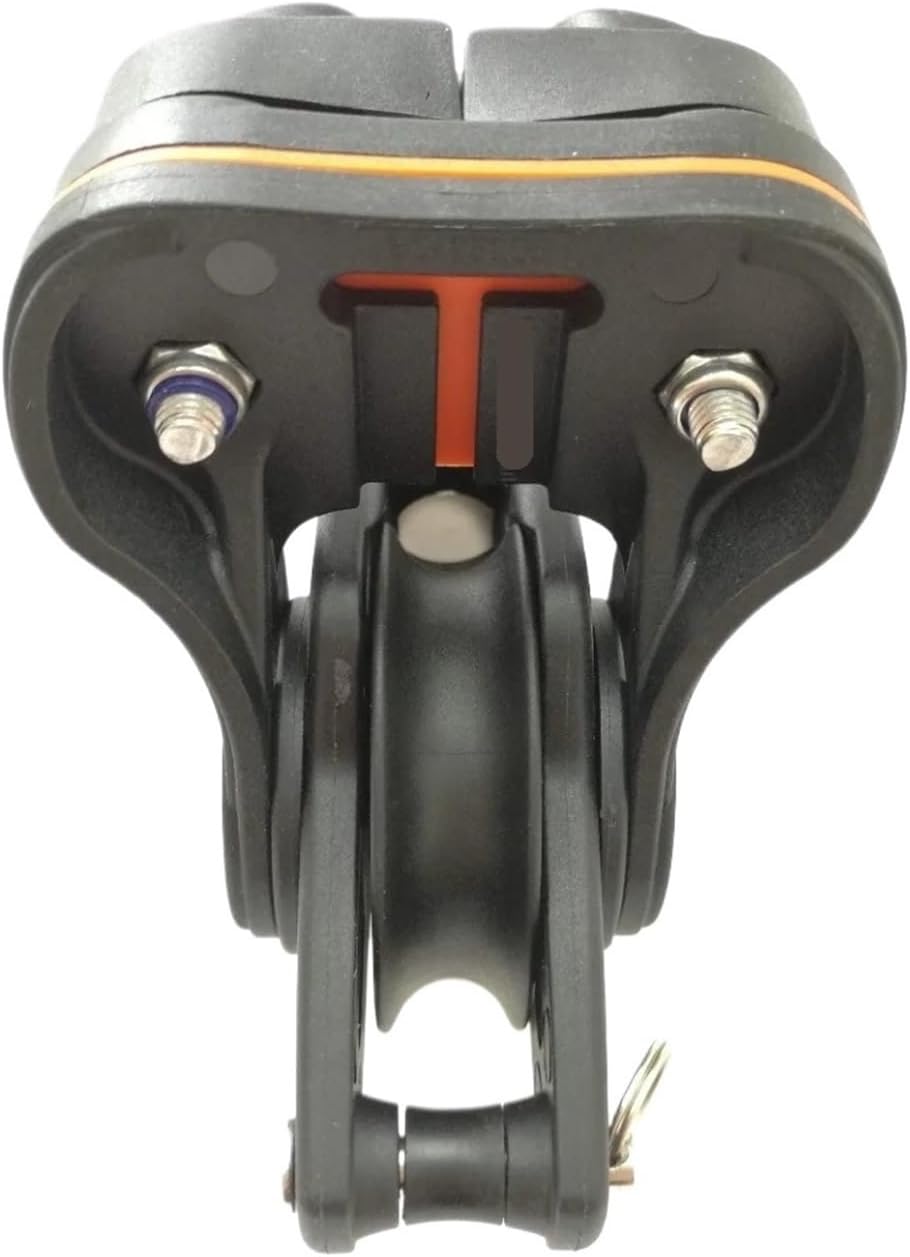 Sailboat Hardware Single Swivel Shackle Fiddle Blo Sailboat Dinghy 50mm 2" Single Swivel Shackle Fairlead Cleat Block Small Boat Block BP0511F