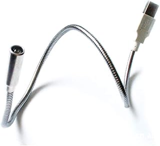 PULABO USB Led Light Arbitrarily Lamp Reading Lamp Flexible Gooseneck Night Light for Notebook Laptops, Desktops, Pc and Mac Computersfor Notebook Laptops, Desktops White Popular and Useful