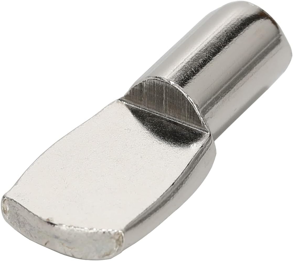 7mm Shelf Pegs,Spoon Shape Support Pins for Shelves Cabinets Furniture Holder Nickel Plated