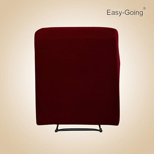Miniatura 4 de Easy-Going Funda Elástica para Sofá Reclinable Cobertor de Sofá 4 Piezas Protector de Muebles Sofá Suave con Fondo Elástico Tela Jacquard de Spandex