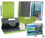 tablette archos 97c platinum 64gb  Emartbuy Archos 97c Platinum 9.7 Pouce Tablette PC Universal (9.5-10.5 Pouce) Texturéd Vert Rotatif 360° Détachables Folio Etui Coque Portefeuille Wallet + Stylet