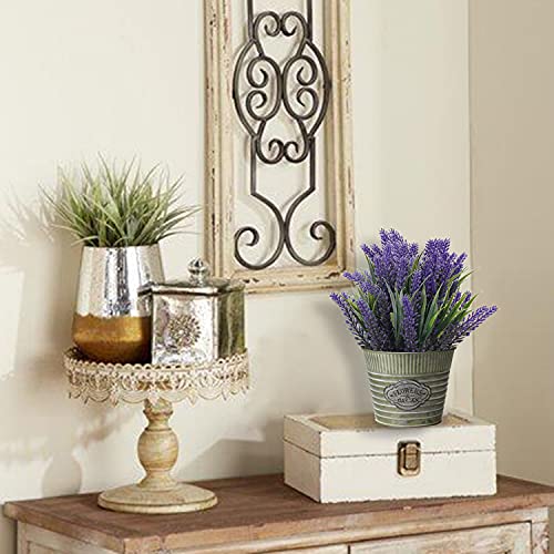 Briful 6.5’’ Galvanized Planter Hanging Planters Vintage Metal Buckets For Flowers 6Pcs Farmhouse Pail Buckets Galvanized Rustic Planters For Home Decor Indoor #TOP3