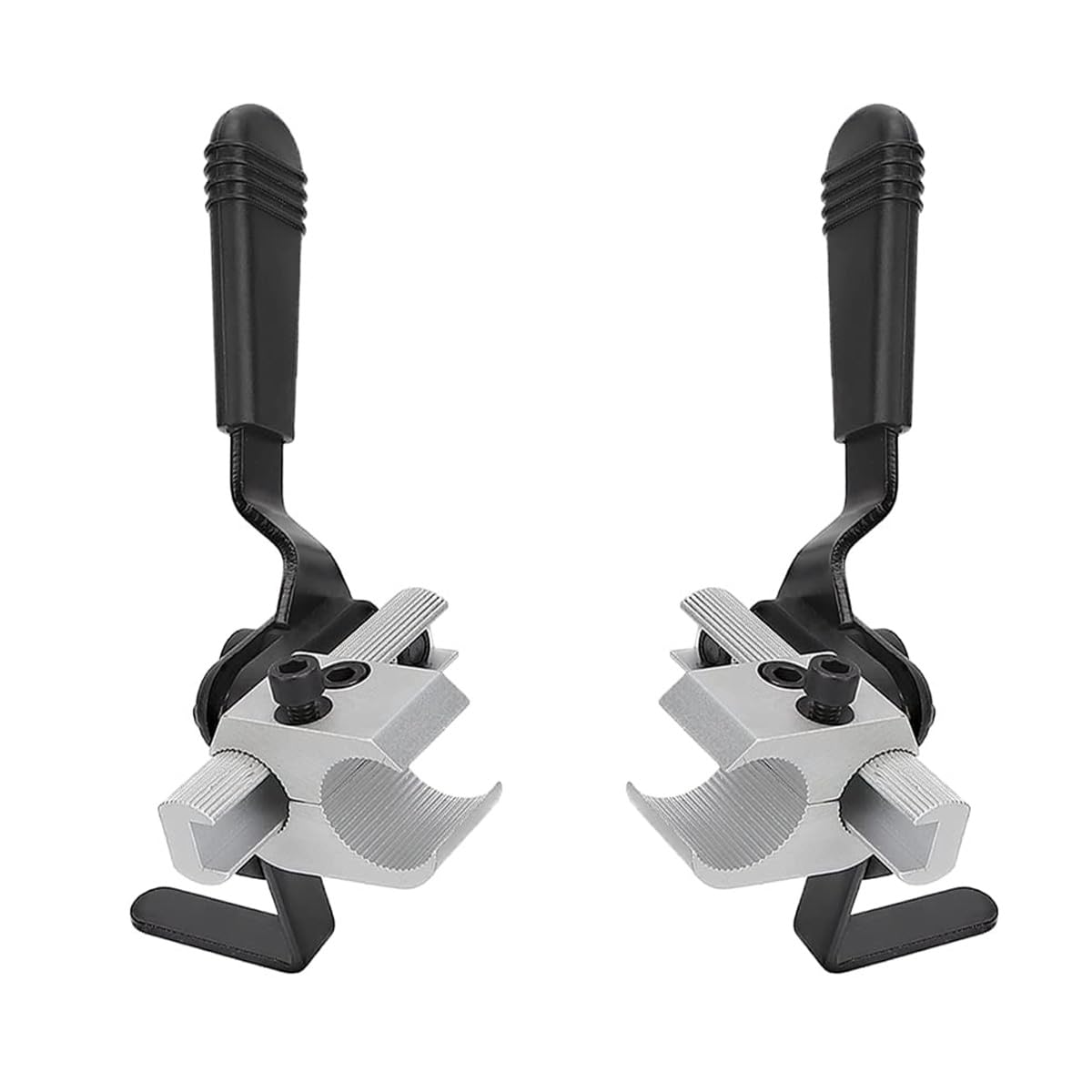 Ubric 2 Stück Rollstuhlbremse Ersatz für Tube Side Mount Heavy Duty Lock Teile Passend für die meisten Rollstühle (22mm)