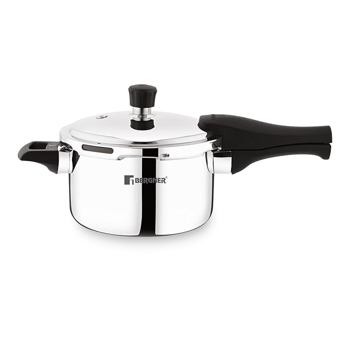 Buy Bergner Trimax Stainless Steel OuterLid Pressure Cooker, Capacity