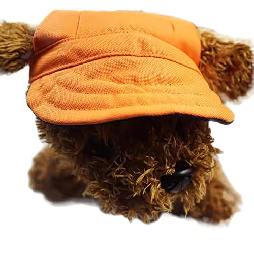 Nuatptin 3 Pieces Dog Baseball Cap With Ear Holes For Sun Protection, Breathable Outdoor Pet Visor Sunbonnet Outfit For Puppy, Adjustable Drawstring Dog Sport Hat For Small Medium Large Dogs Kitten #TOP5