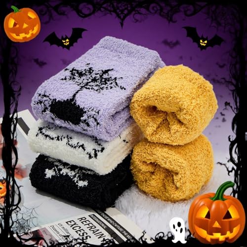 Image of Zando Women's Soft Fuzzy Socks - Thick, Warm, Fluffy, Comfy Home Sleeping Socks