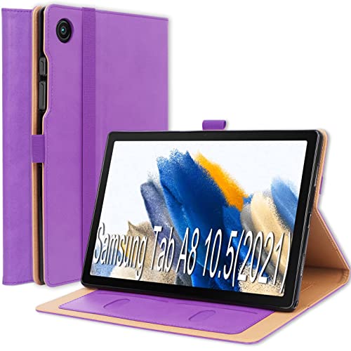 Gylint Case for Samsung Glaxy Tab A8, Multifunctional Cover Standing Multiple Viewing Angles for Samsung Galaxy Tab A8 10.5 Inch 2022 (SM-X200/X205/X207) Purple