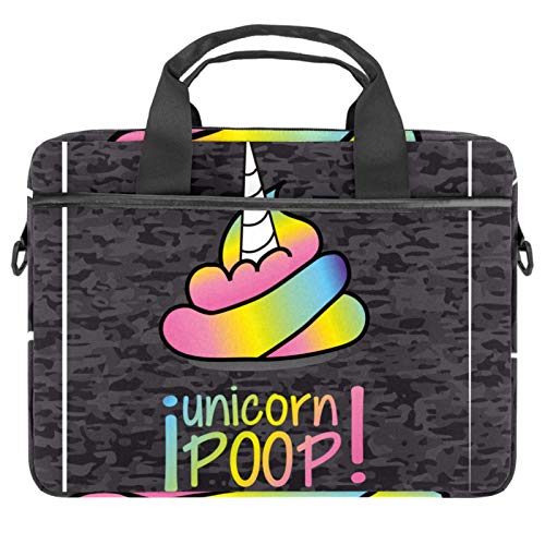 Sac à bandoulière pour ordinateur 13-14 pouces motif licorne original et sacoche PC antichoc
