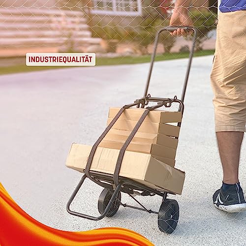 Magma Flache Spannseile mit Haken | Spanngurte für Gepäck, Plane, Zelt, Boot, Fahrrad, Anhänger & LKW | Wasserdicht & robust | Perfekt geeignet für Camping, Dachträger, Anhänger & Ladung
