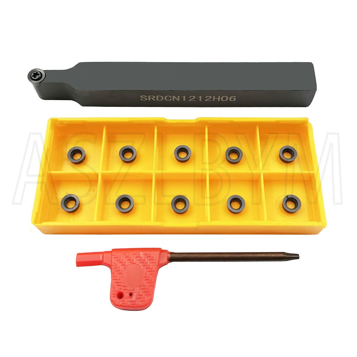 Carbide Inserts for Metal Lathe - Milling Cutter Set -7 Carbide Inserts for Metal Lathe - Milling Cutter Set -7