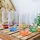 Glasmark KROSNO 1992 68g-8011-W350-5082-26 A688011-W350-5082-26 Set 6 x Glas 350 ml Bottom Mix Color, 350 milliliters, Farbig