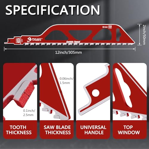 PAYA TOOLS Masonry Reciprocating Saw Blade