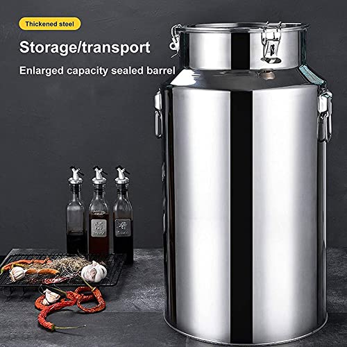 Seau à vin et lait en acier inoxydable avec couvercle pour éviter les fuites