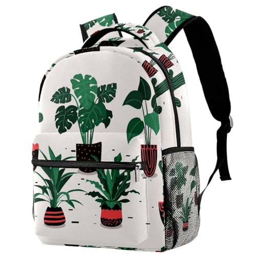 Sac à dos ordinateur cactus résistant à l'eau pour les cours et trajets