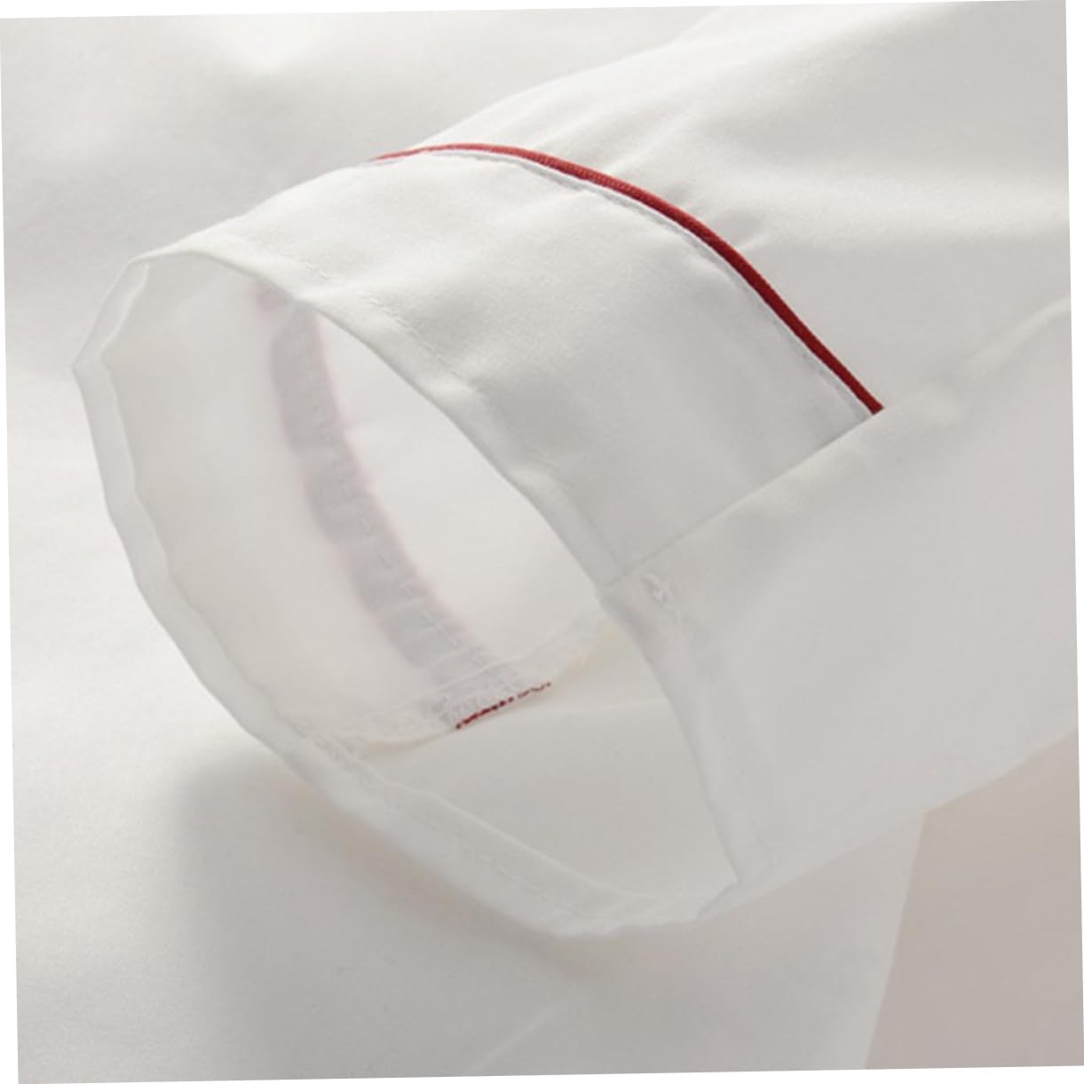 Healeved Unisex Short Sleeve Chef Jacket Casual Loose Catering Shirt for Bakery Hotel and Restaurant White Easy to Wash Clothing