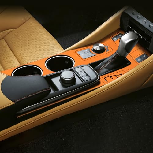 FDAIUN 車 センターコンソール ギヤ カップホルダー パネル 装飾 ステッカー レクサス RC 2015~2022年に適用 アクセサリー スエード 材料 ソフトな手触り カスタムドレスアップ Lexus RC 内装パーツ インテリアパネル 両面テープ