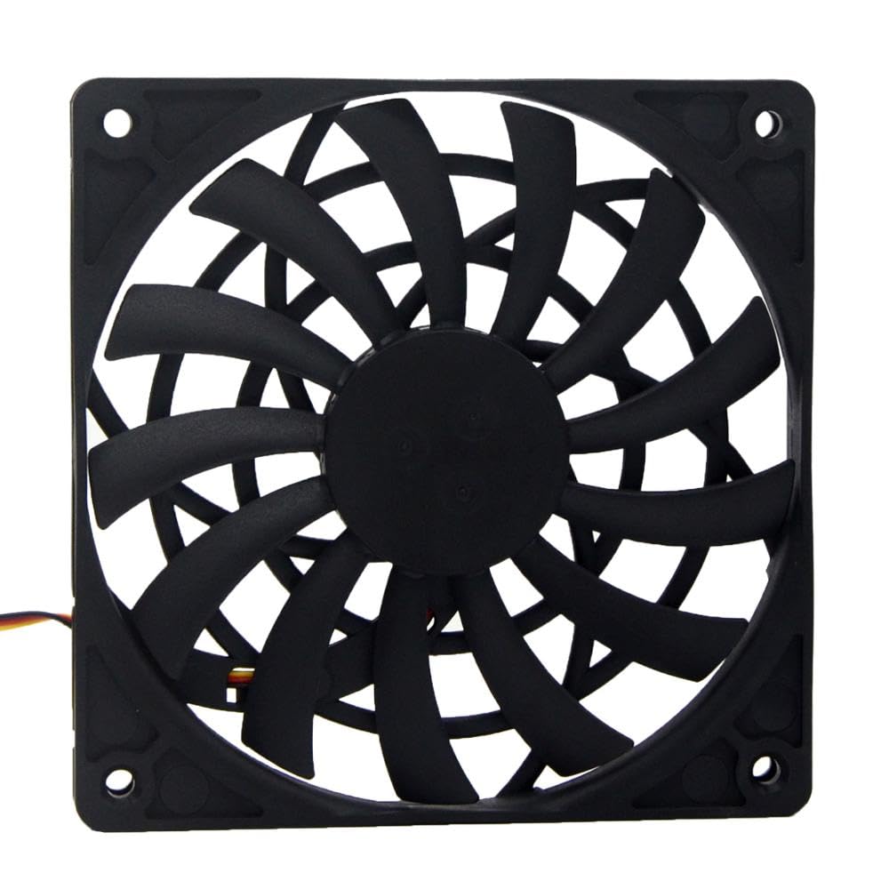 1 szt. SXDOOL 12012 Slim, grubość 12 mm, 120 x, DC V, 0,20 A, 39 CFM, 1400 obr./min, 18 dBa, ciche wentylatory