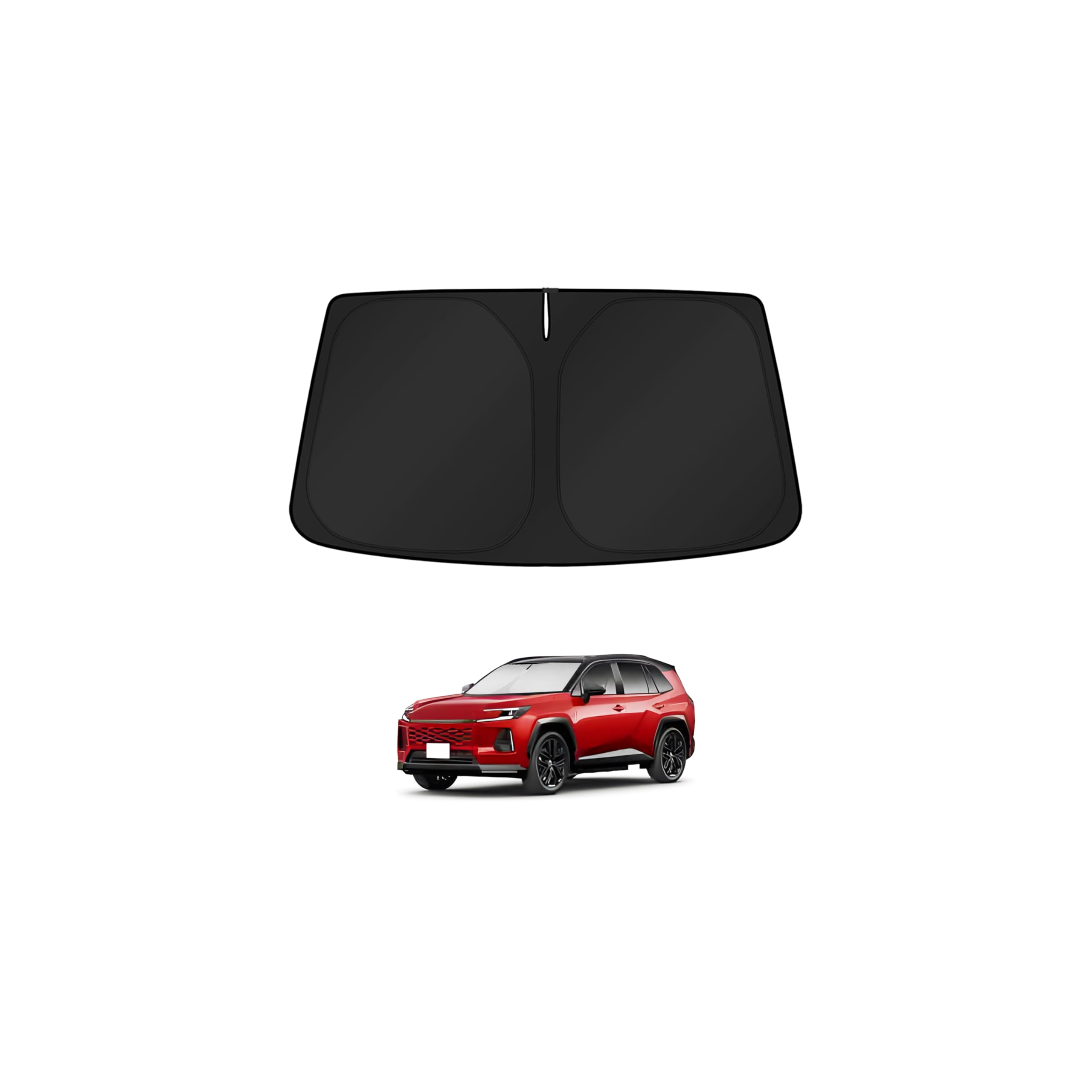 KUST Windshield Sun Shade for Toyota RAV4 2026 Window Accessories Shade Sun Visor Cover Foldable Block UV Rays