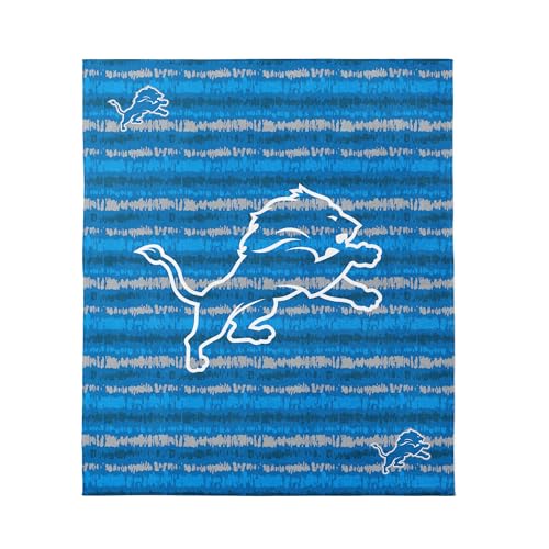 Image of Northwest NFL Detroit Lions Oversized Microfiber Beach Towel, 60 x 70 Inches - Quick Dry, Sand Resistant, Lightweight, Highly Absorbent, Shibori Design
