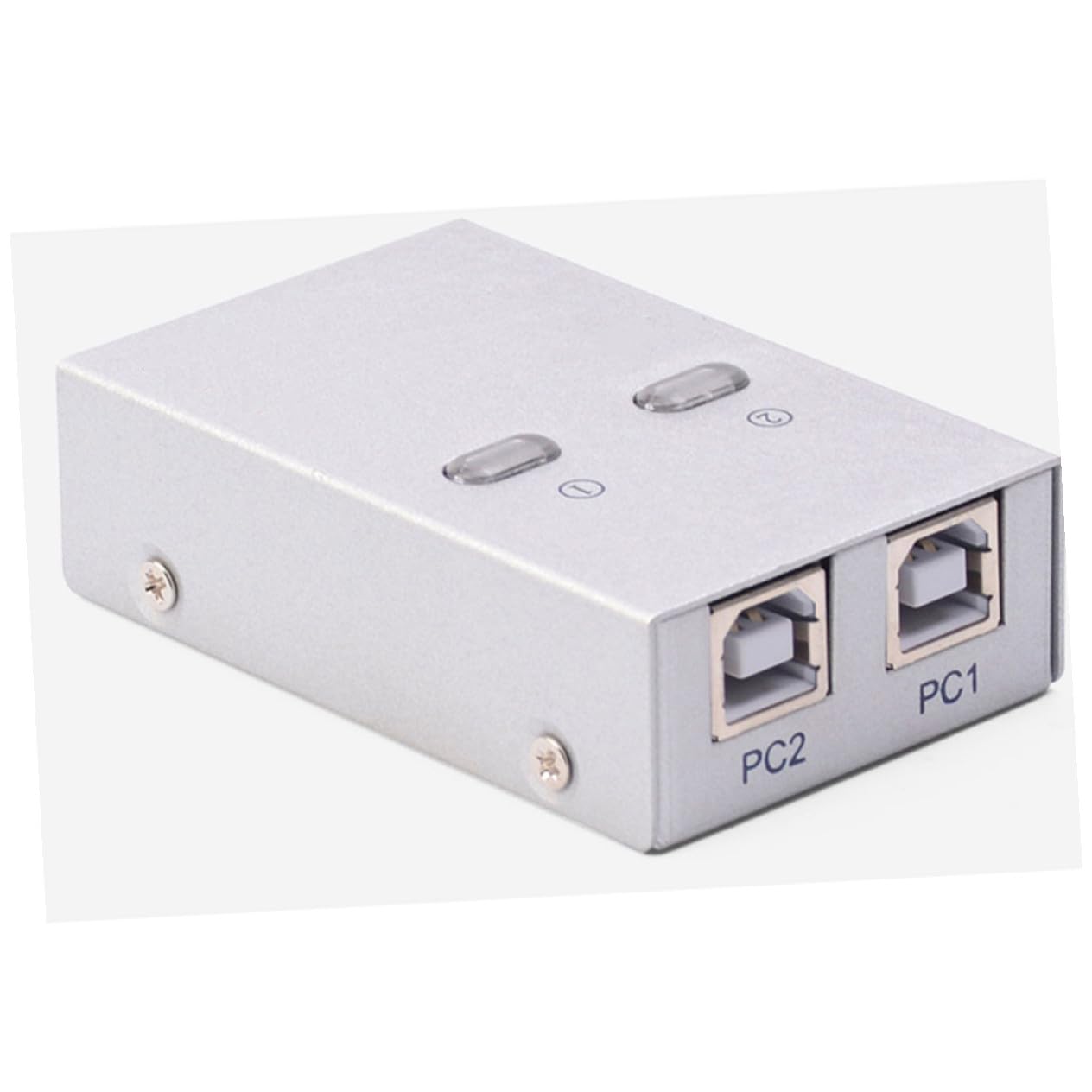 2piezas USB Conmutador Automático para Dispositivos Periféricos para Impresoras y Escáneres Sin Cables Adicionales
