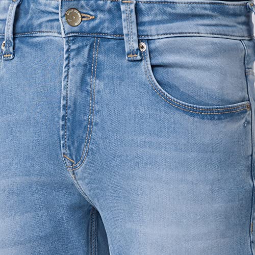 Image of Spykar Lt.Men's Mid Rise Slim Fit Jeans