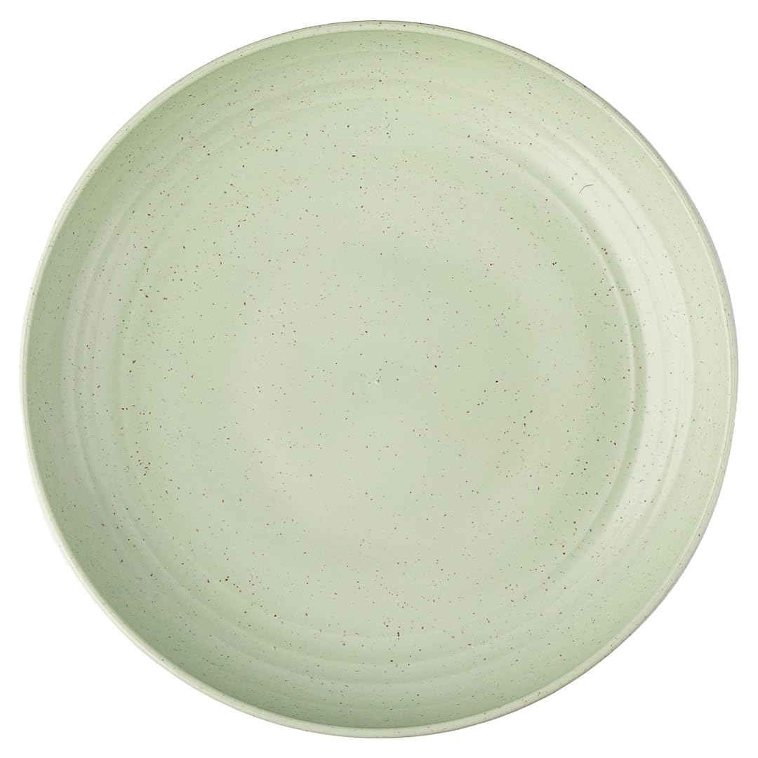 Irida Naturals Planet Friendly Dinner Plates Set - Lightweight & Unbreakable Plates, Microwave Safe Plates, Serving Plates for Hot & Cold Servings, 10 inch Pack of 1 (Mint Green)